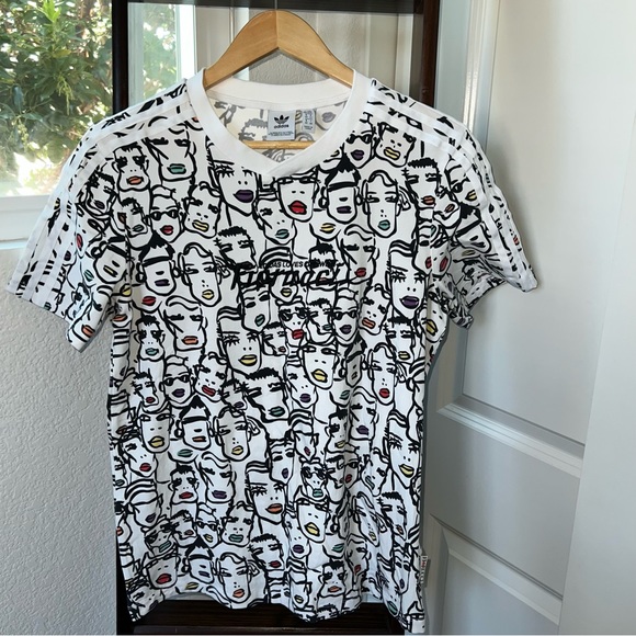 Fiorucci Tops - •LIKE NEW• FIORUCCI X ADIDAS Tee